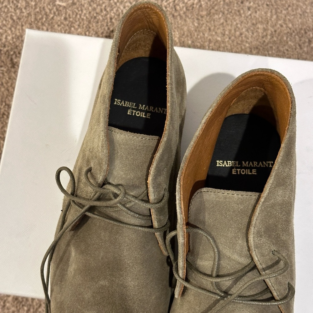 Isabel Marant Suede Velvet Boots - NEW IN BOX - Picture 5 of 10